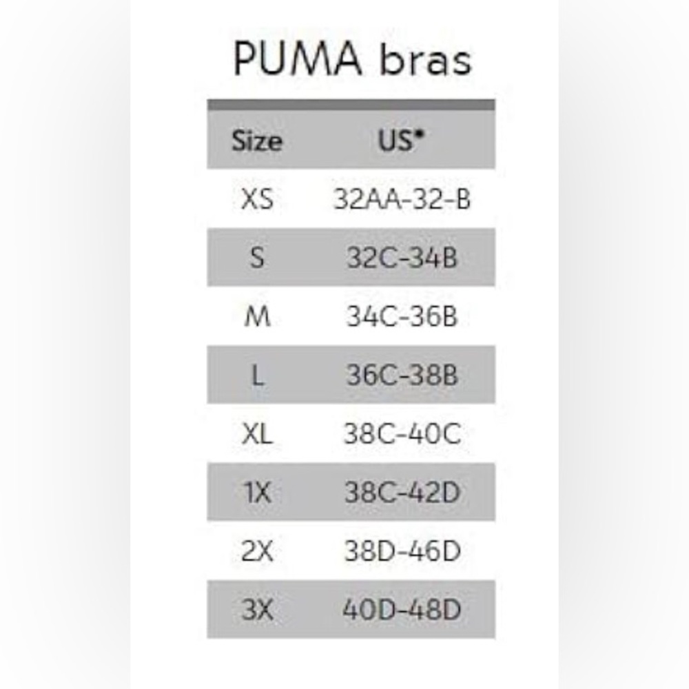 PUMA Women's Plus Seamless Solstice Sports Bra Size 2XL - New with Tags - Picture 5 of 5